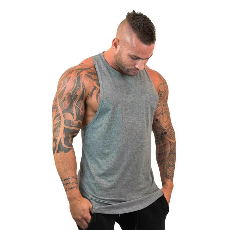 Men's Bodybuilding Stringer Tank Tops - Sleeveless Gym Wear