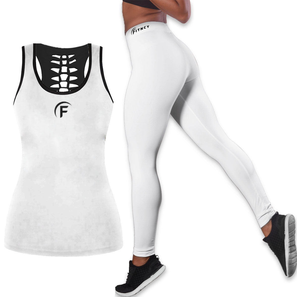 AOP Lady'S Hollow Tank Set