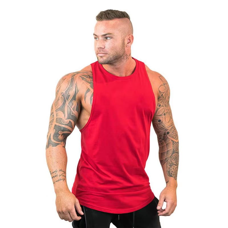 Men's Bodybuilding Stringer Tank Tops - Sleeveless Gym Wear