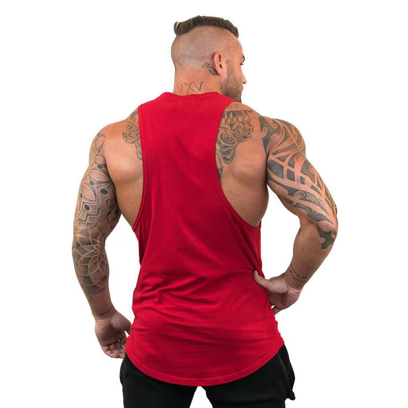 Men's Bodybuilding Stringer Tank Tops - Sleeveless Gym Wear